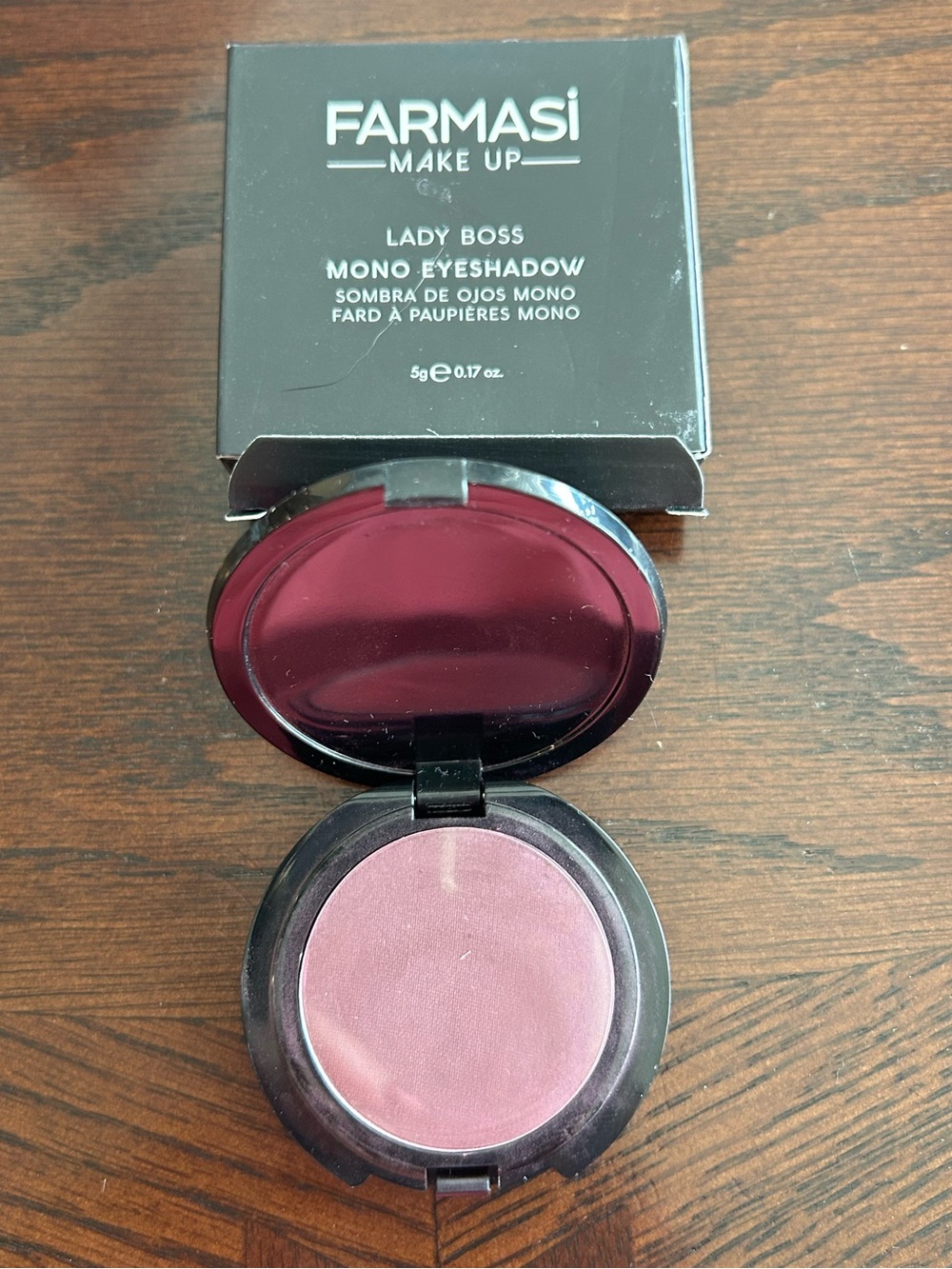 Farmasi Make Up Mono Eyeshadow “Lady Boss”Single Shade 5 g/0.17oz is New in box.